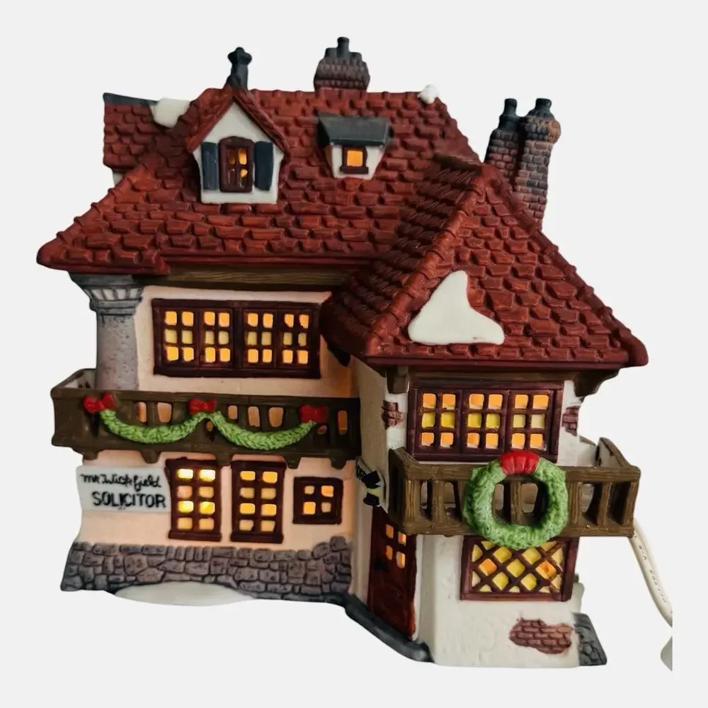 Vintage 1989 Dept 56 “Mr. Wickfield Solicitor” David Copperfield Dickens Village